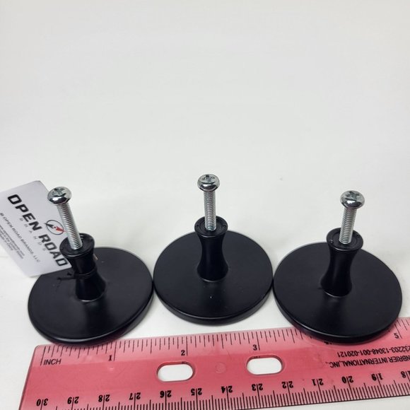 Lot of 3 BIKERS RULE Motocycle Chopper Cabinet Drawer Pull Knob Man‎ Cave - Picture 4 of 9